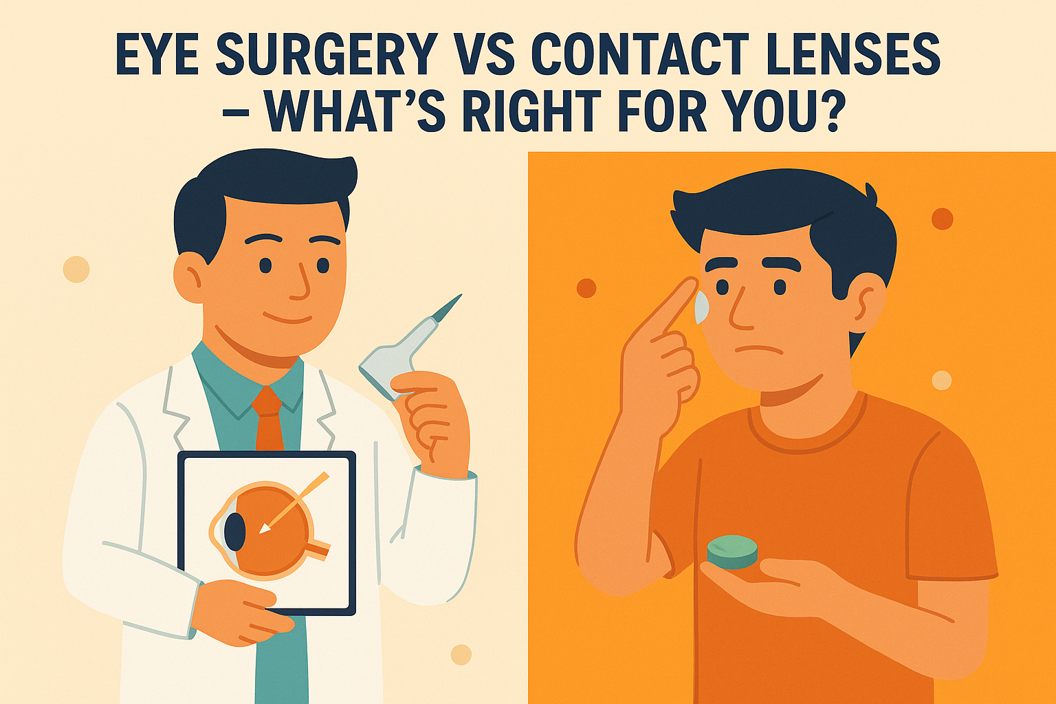 Eye Surgery Vs Contact Lenses – What’s Right for You?